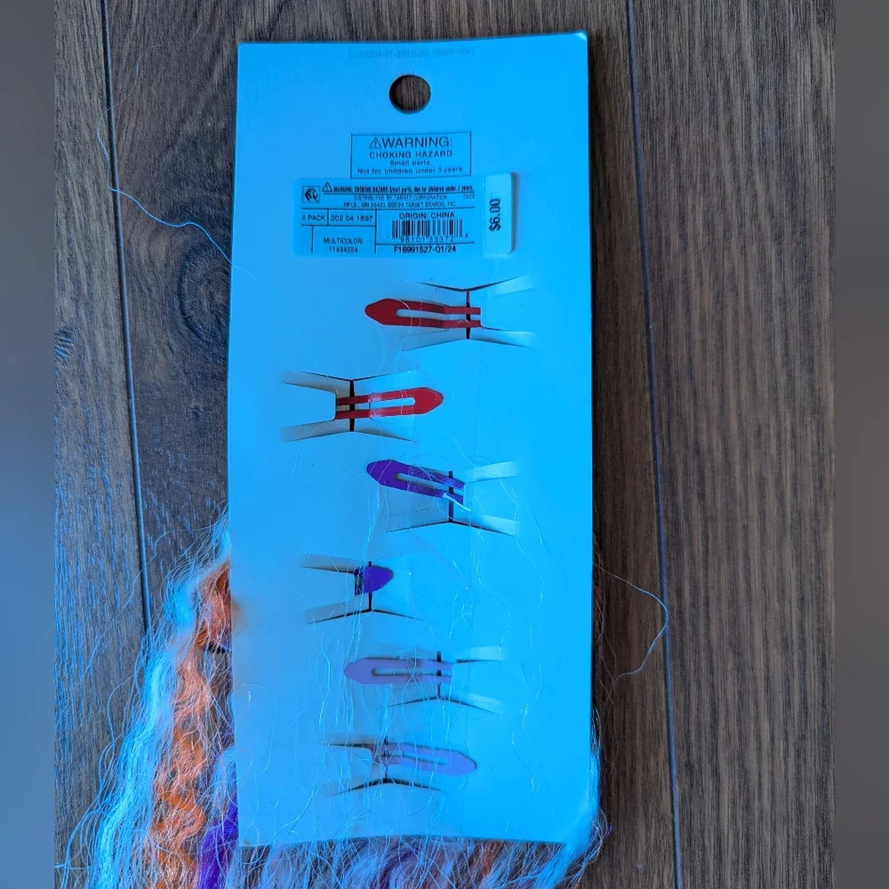 Cat & Jack Halloween Hair Clips Glow-in-the-Dark NWT